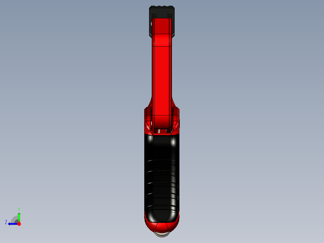 woodworking clamp木工夹具3D数模图纸 Solidworks设计 附x_t右视图