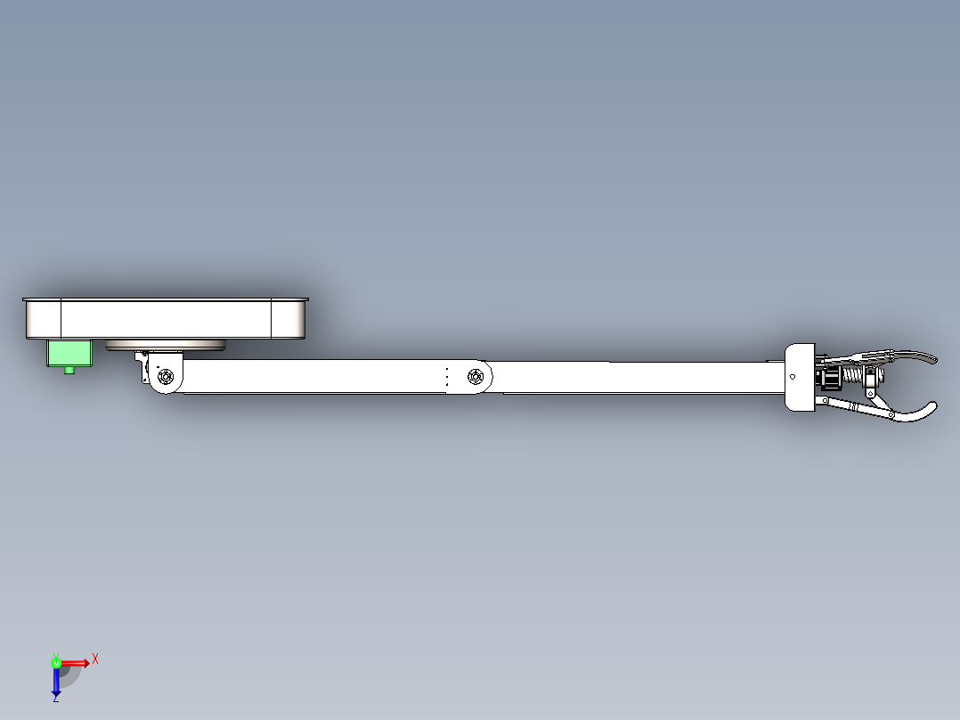 码垛机器人(sw+cad+说明书)俯视图