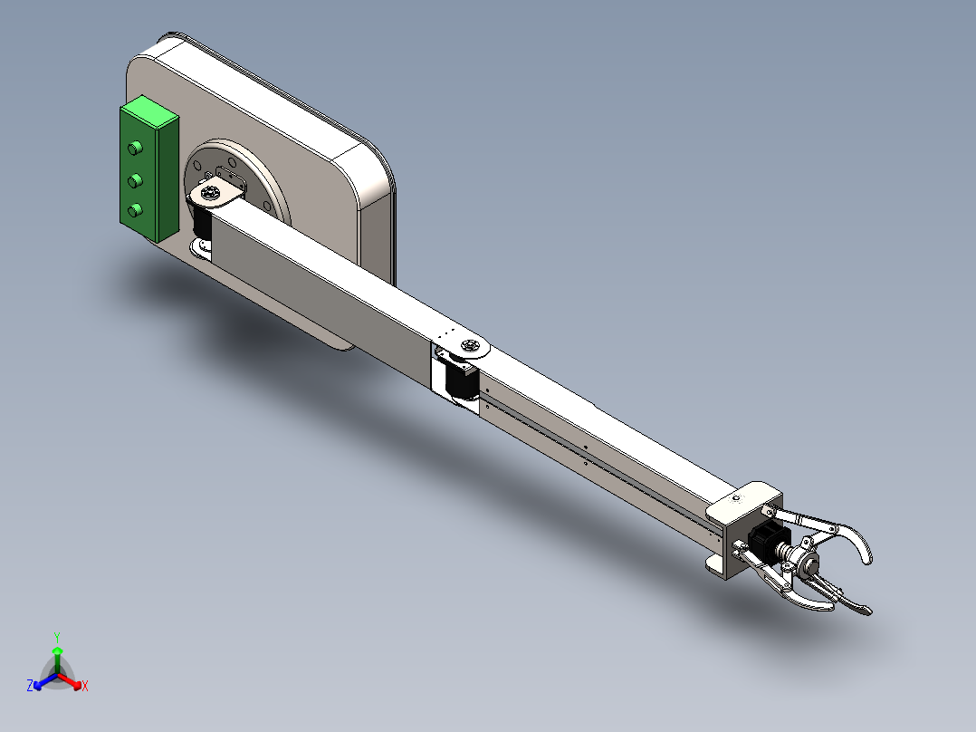 码垛机器人(sw+cad+说明书)正等轴测图
