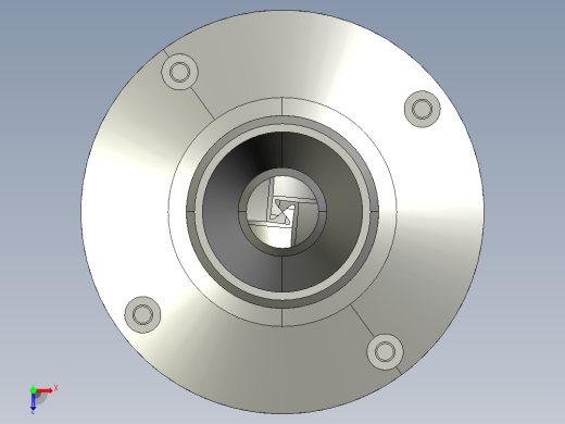大空间旋转喷头零件的数控加工工艺设计、编程与加工俯视缩略图