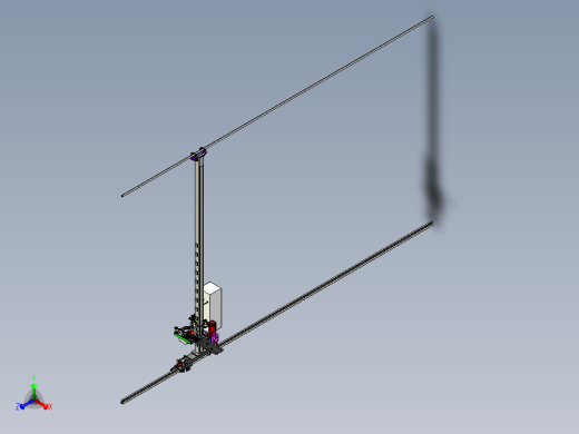 50kg双向单立柱堆垛机step