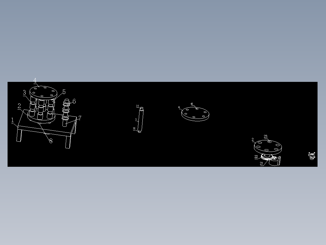 加弹机收卷机构