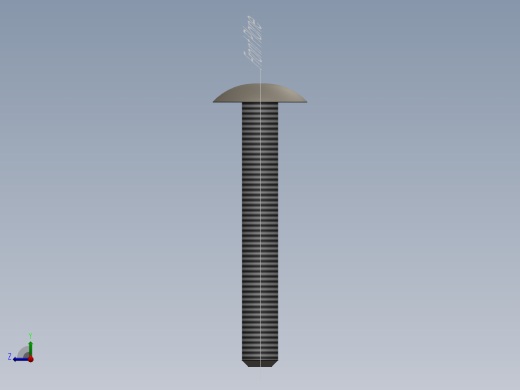SolidWorks金属做的椅子模型右视缩略图