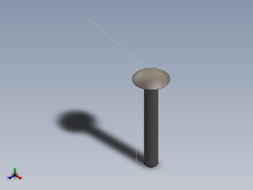 SolidWorks金属做的椅子模型正等轴测缩略图