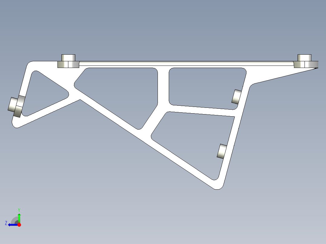 装甲支架右视图