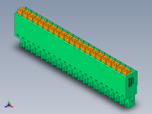 DEGSON 15EDG 系列 3.5mm 插拔式接线端子 FullPack-15EDGKN-3.5-21P-14-00AH