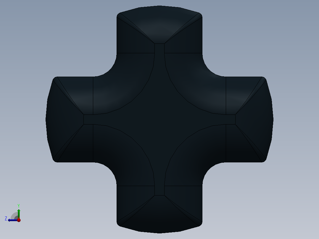 乐高机械组车桥-32073 Black Technic Axle 5.SLDPRT右视图