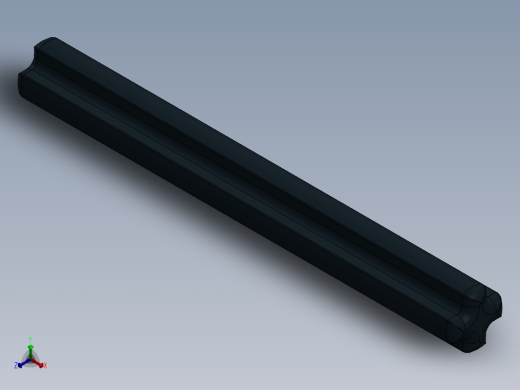 乐高机械组车桥-32073 Black Technic Axle 5.SLDPRT正等轴测缩略图