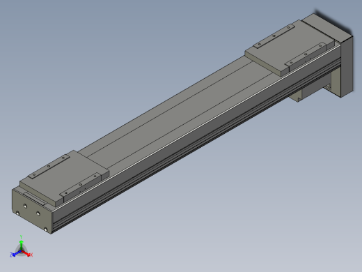 直线模组LHC17-S950-D设计图纸