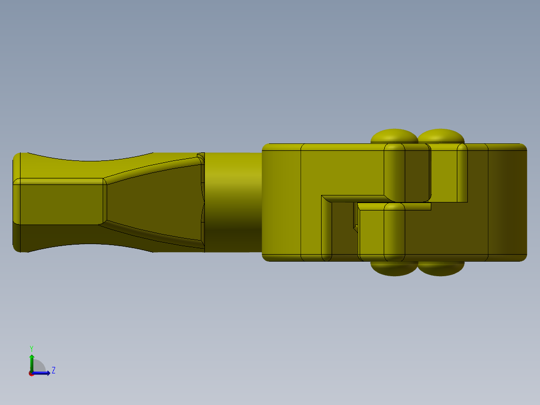 3∕4寸卡箍左视图