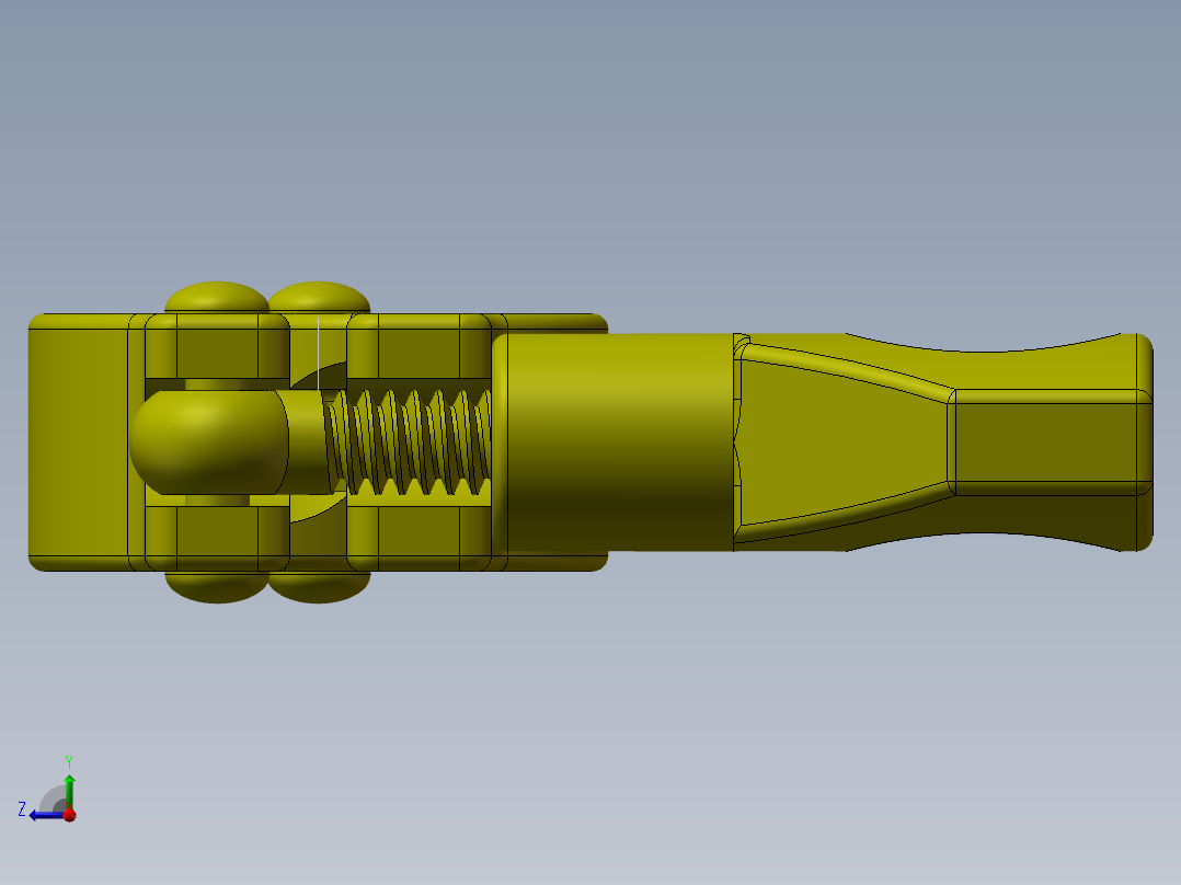 3∕4寸卡箍右视图