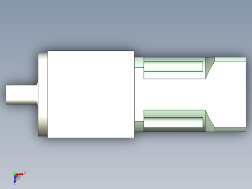 换向器PW140垂直输出 PLX120-L2 22-110-145-M8.stp俯视缩略图