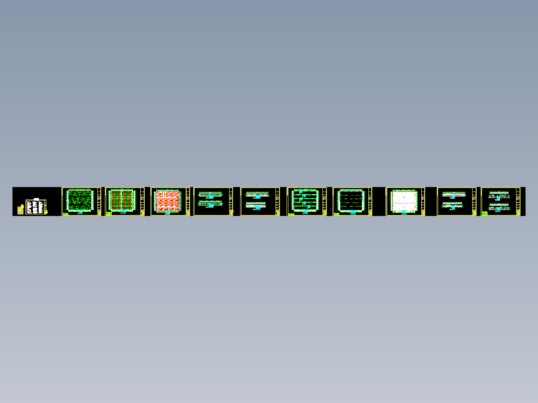 立丰石业三期钢结构工程CAD