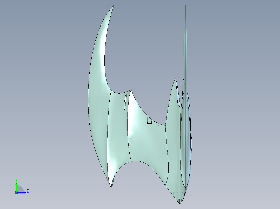 蝙蝠战机左视图