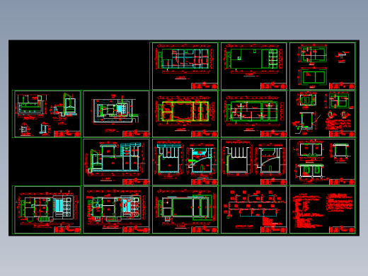 某乡镇自来水厂图纸
