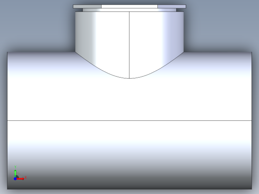 聚氯乙烯配件02A-Sch80_ReducingTee_SxSxS_801-582FB_8in x 4in前视缩略图