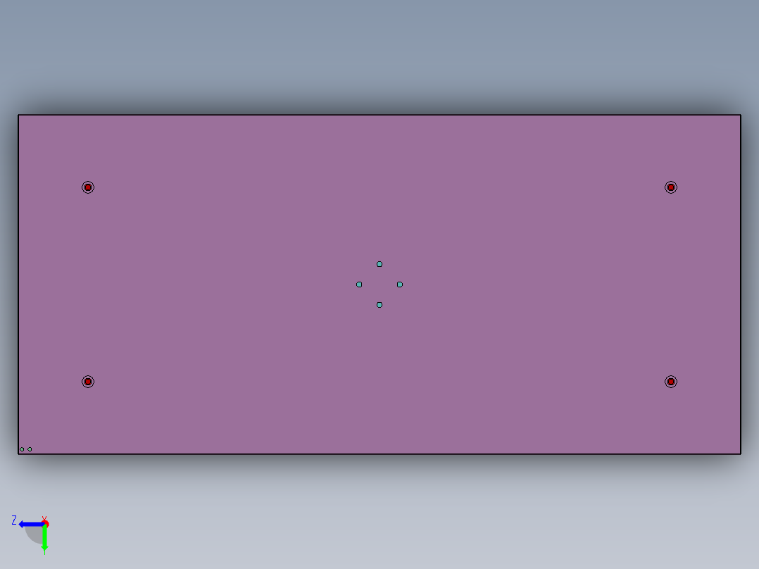 自动液压提升机构_升降机构俯视图