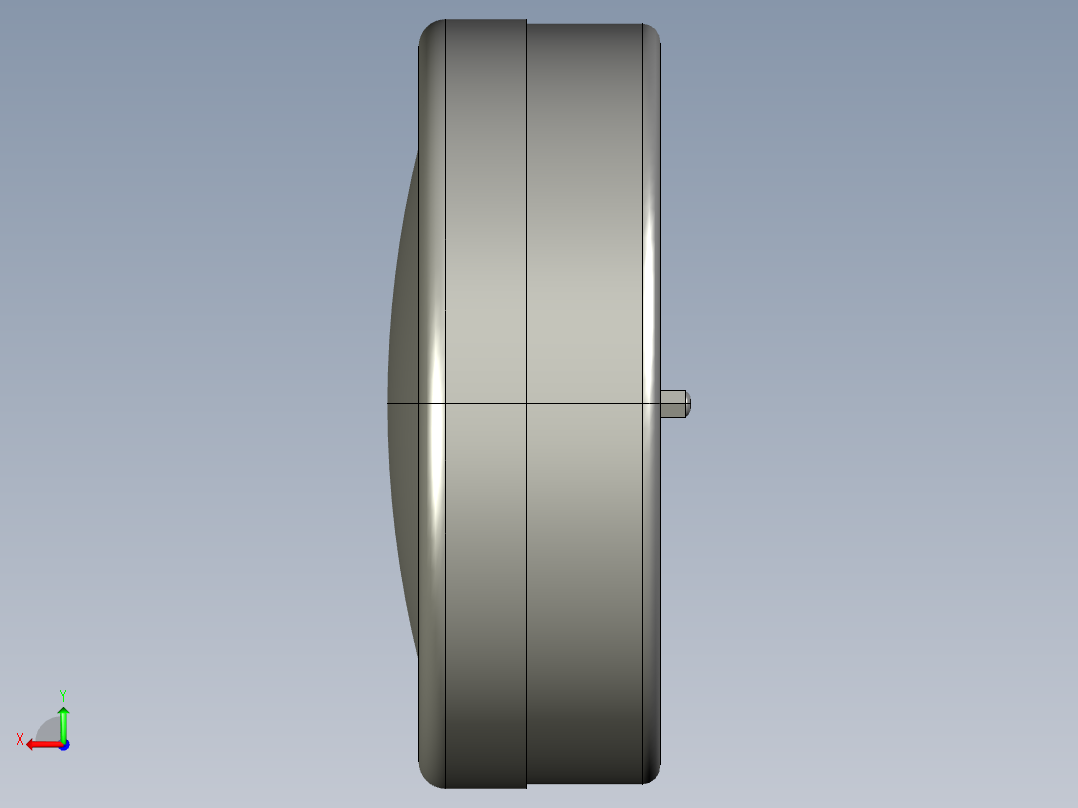 重力指示器SZ-3D多系列多零件图纸模型后视图