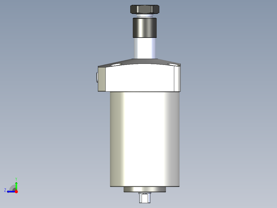 KOSMEKWHE2500-2GLD多系列多零件图纸模型右视图
