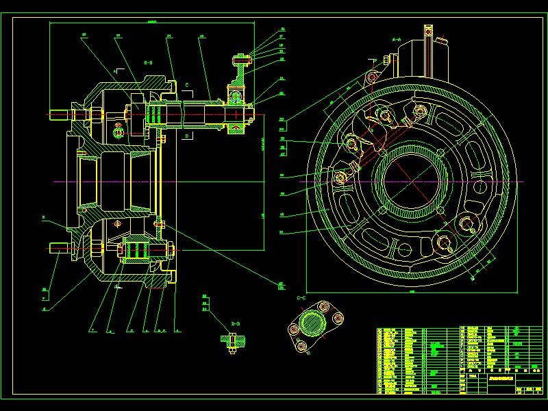 解放牌混合动力客车后轮制动器设计【CAD+文档】