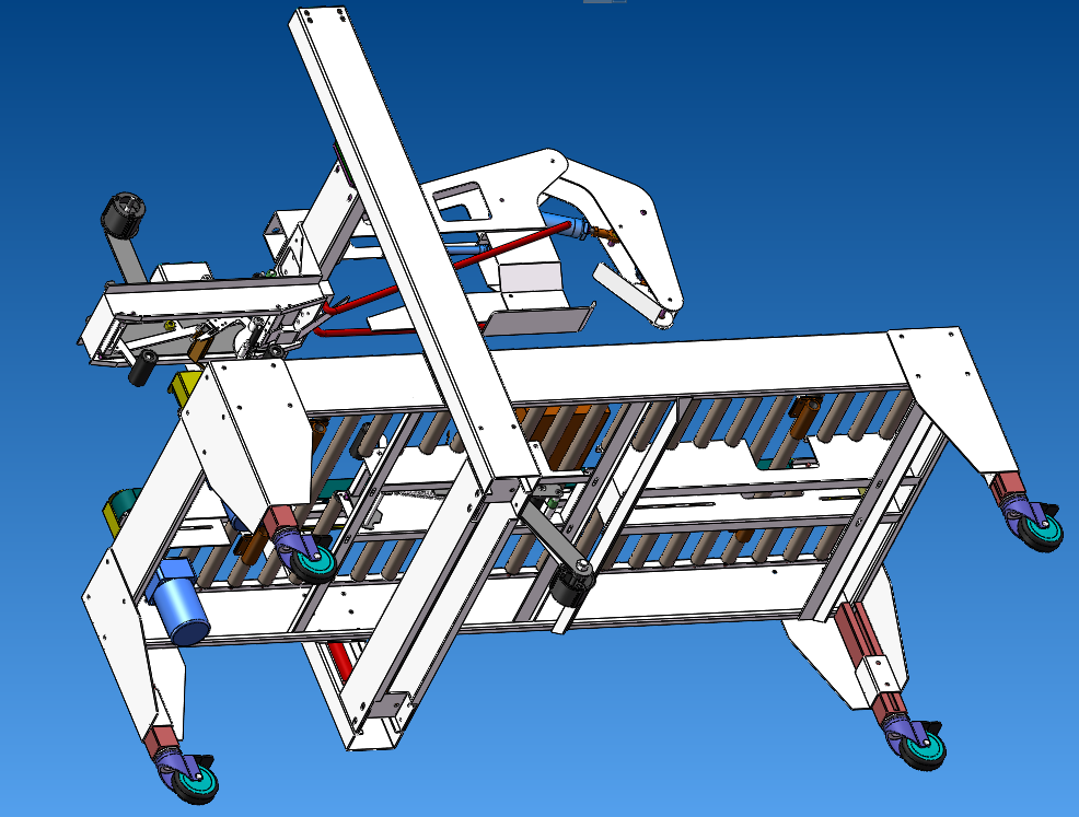 全自动折盖封箱机syd