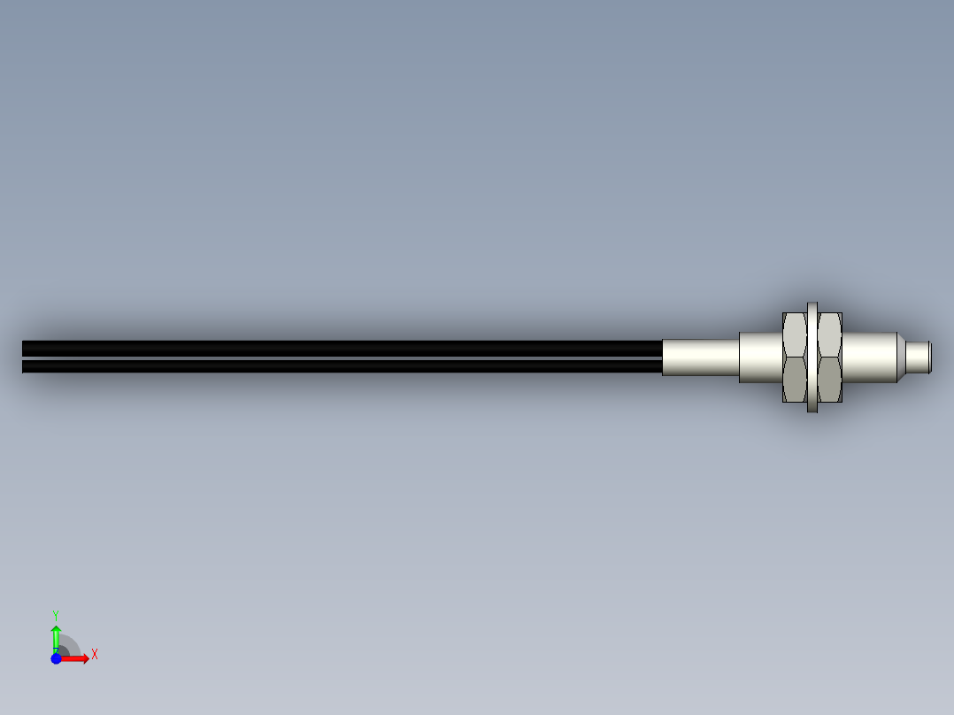 光纤元件漫反射型FR-RD412前视图