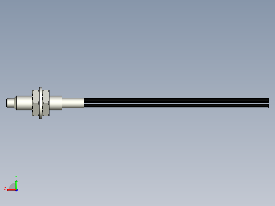 光纤元件漫反射型FR-RD412后视图