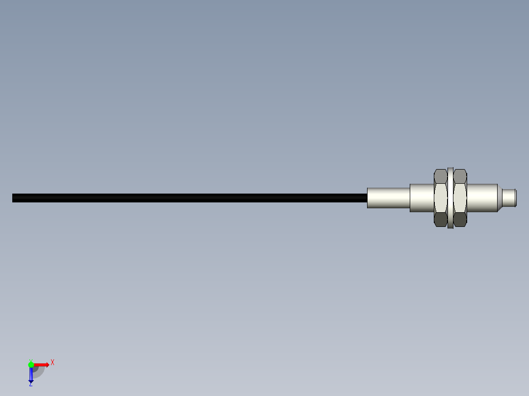 光纤元件漫反射型FR-RD412俯视图