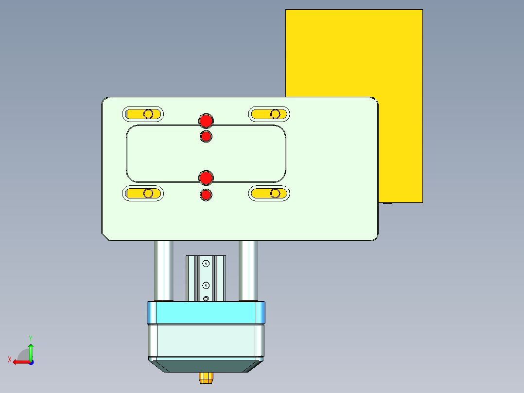 X1008-笔记本CNC工装夹具三维模型CNC2-0916后视图