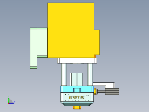 X1008-笔记本CNC工装夹具三维模型CNC2-0916左视缩略图