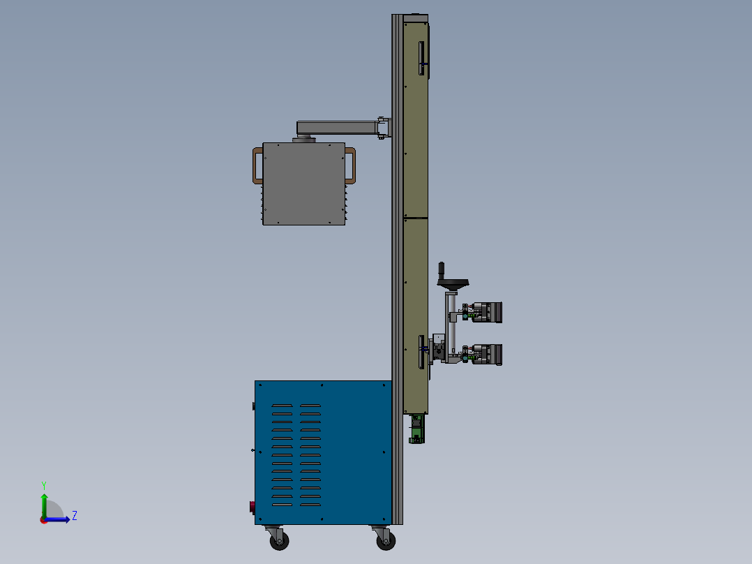 移动式打码机sw18左视图