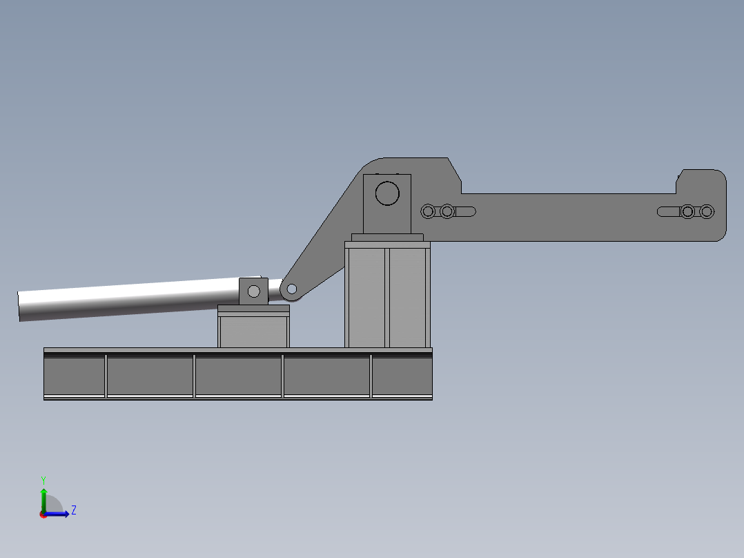 90度立模机sw16可编辑左视图