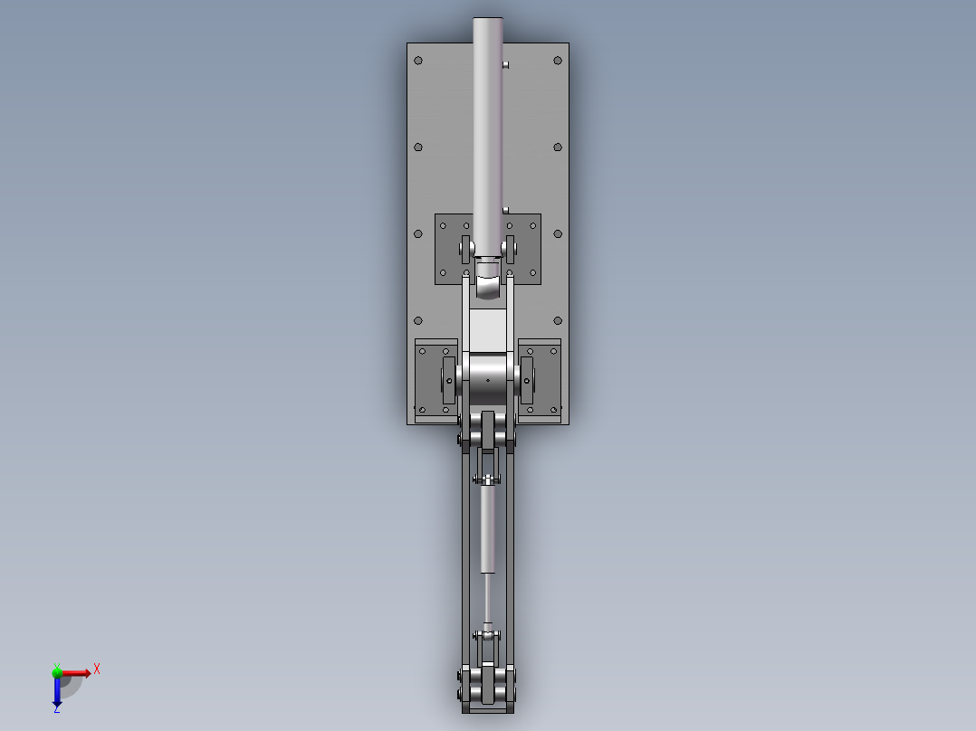 90度立模机sw16可编辑俯视图