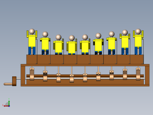 机械小人玩具后视缩略图
