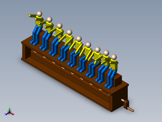 机械小人玩具正等轴测缩略图