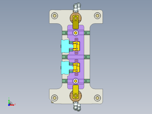 旭创0692-小件CNC工装夹具三维模型CNC1-201231前视缩略图