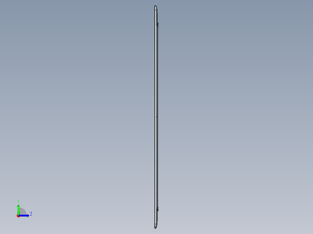 笔记本D壳铣端面编程程序模型左视图