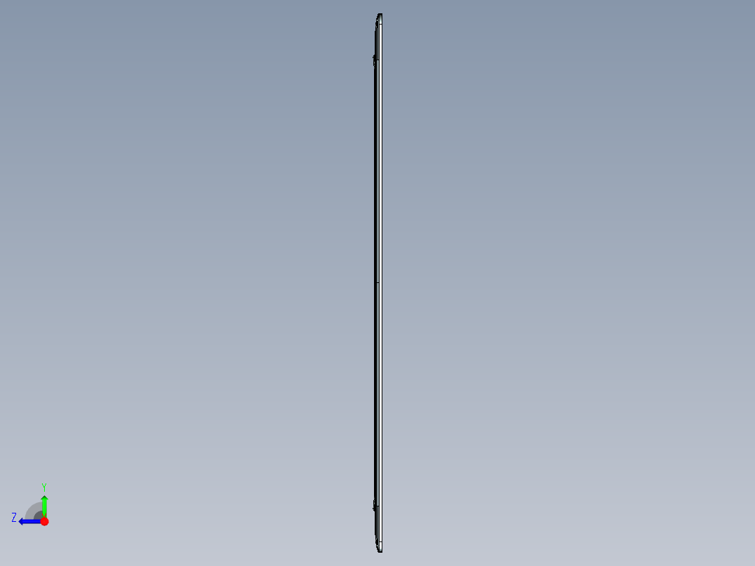 笔记本D壳铣端面编程程序模型右视图