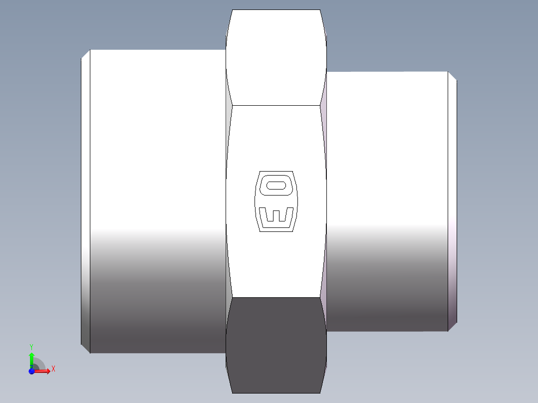 直通变径-GR、1D-36-42前视图