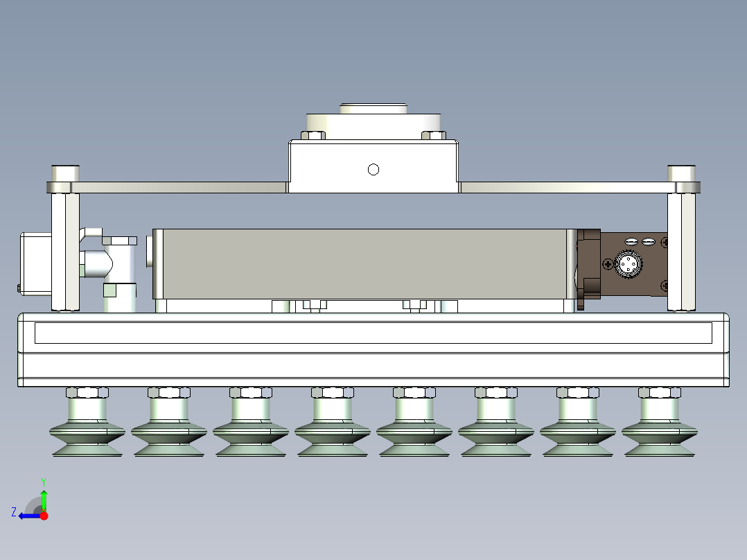 工业真空吸盘右视图