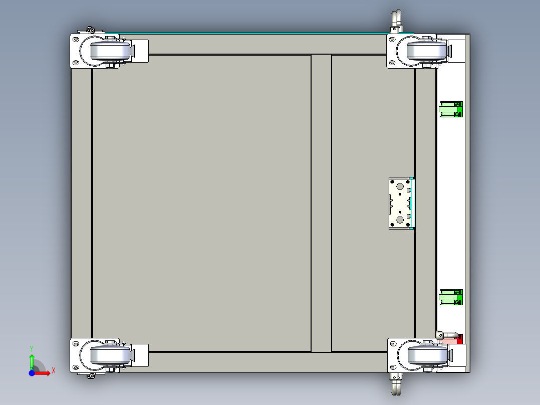 全自动切割机前视图