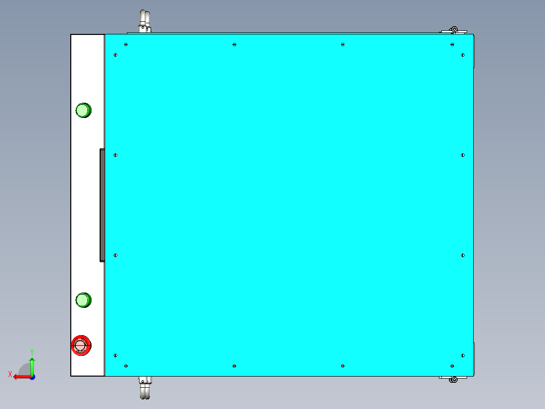 全自动切割机后视图