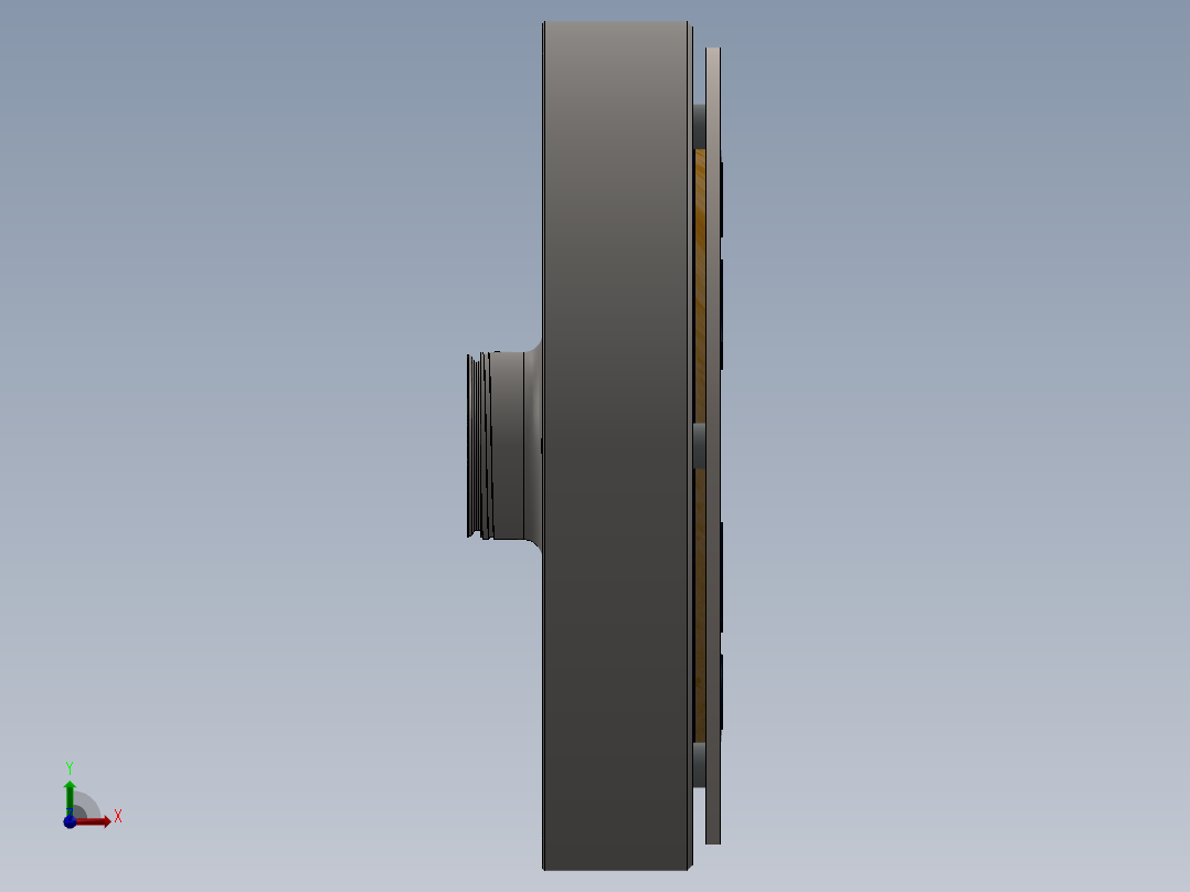 离合器(5)前视图