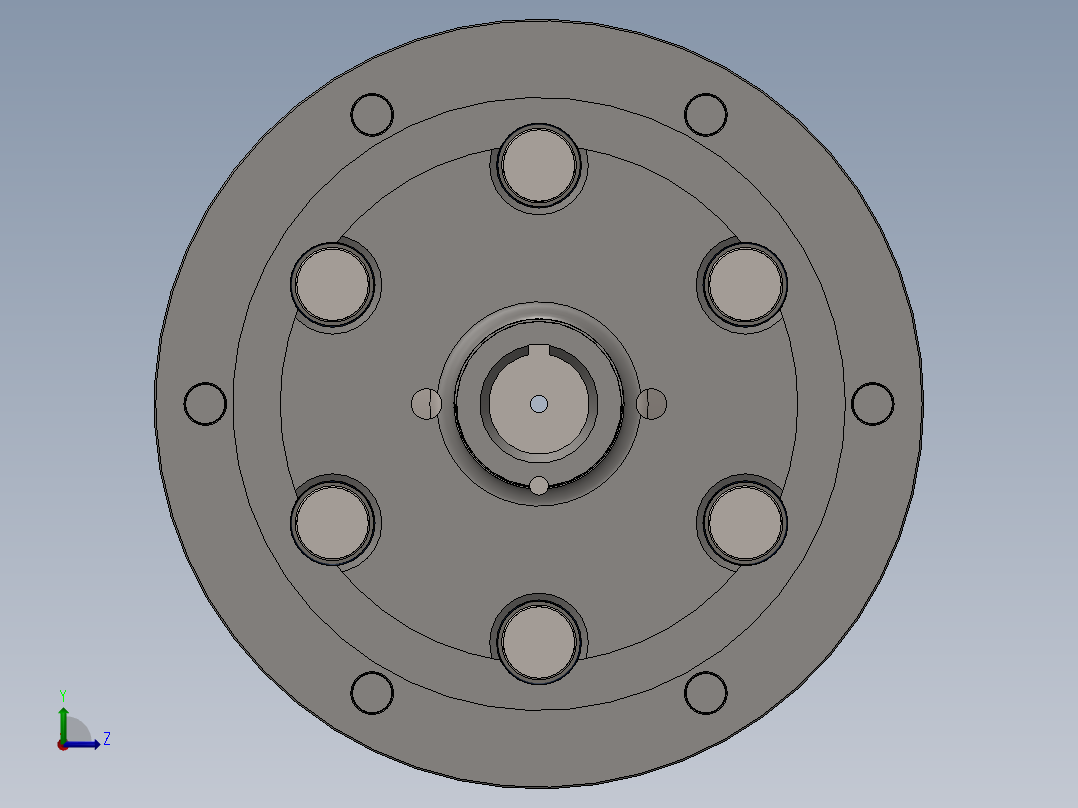 离合器(5)左视图