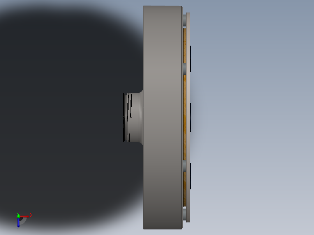 离合器(5)俯视图