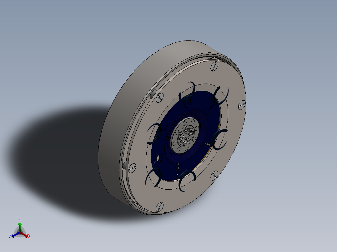 离合器(5)正等轴测图