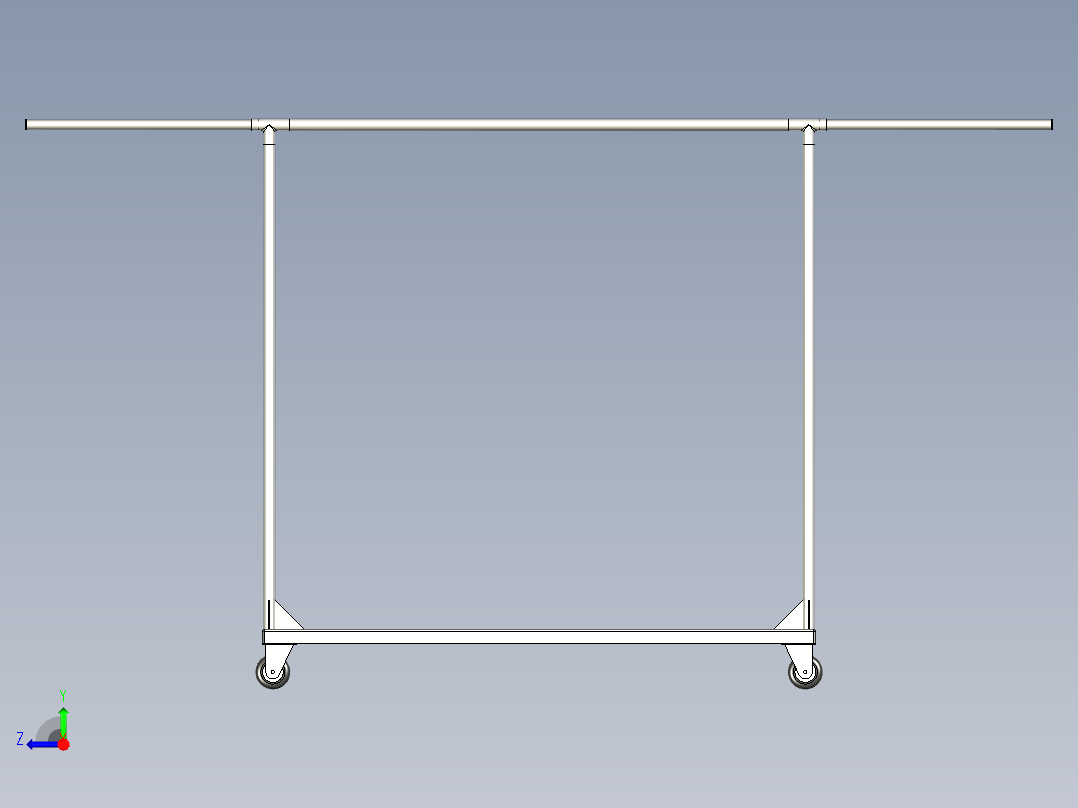 B3004526-长款可转换衣架右视图