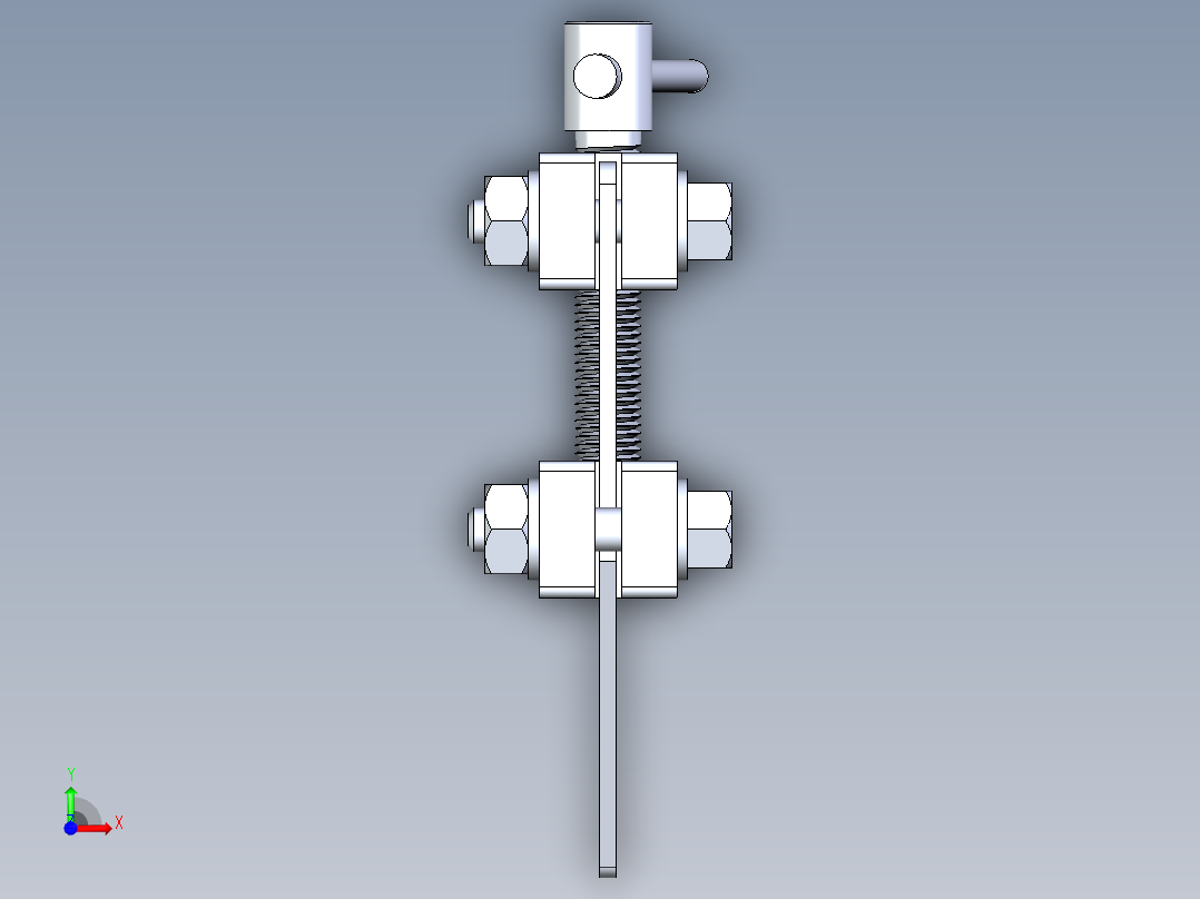 链条拉拔器套件前视图