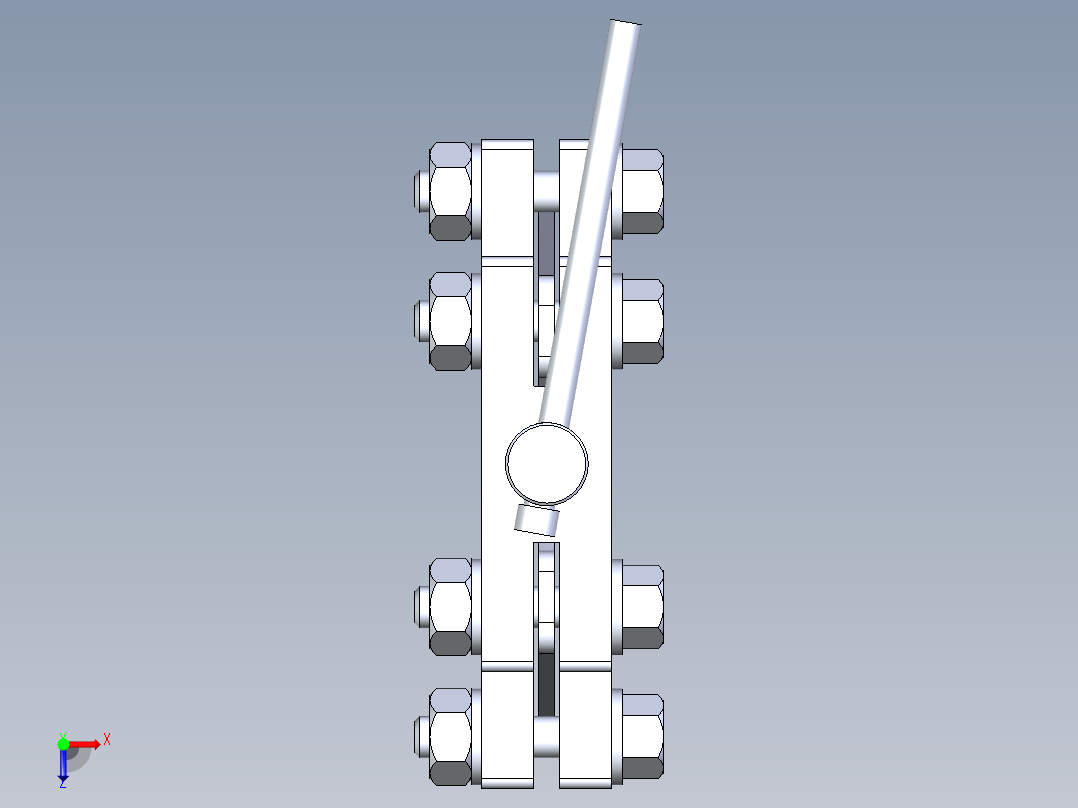 链条拉拔器套件俯视图