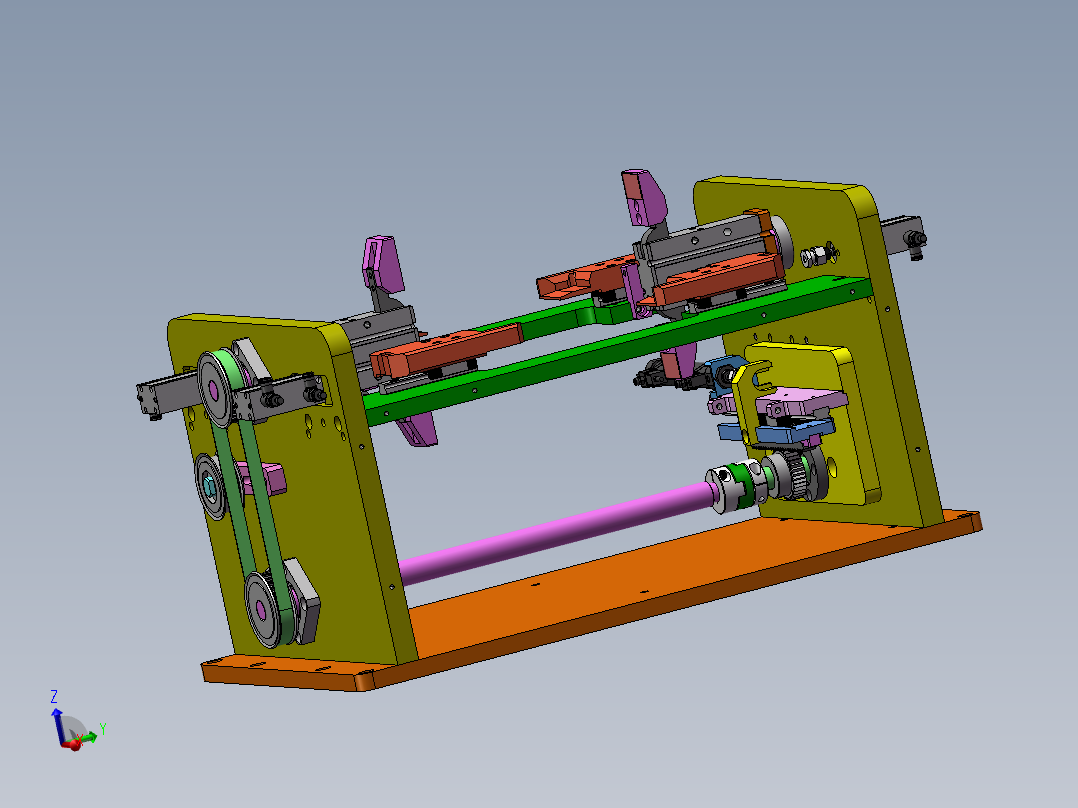 气动齿轮齿条180度翻转夹紧定位机构